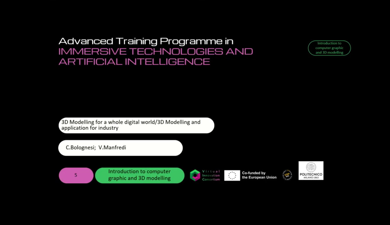 VIC Webinar - 3D Modelling for a whole digital world