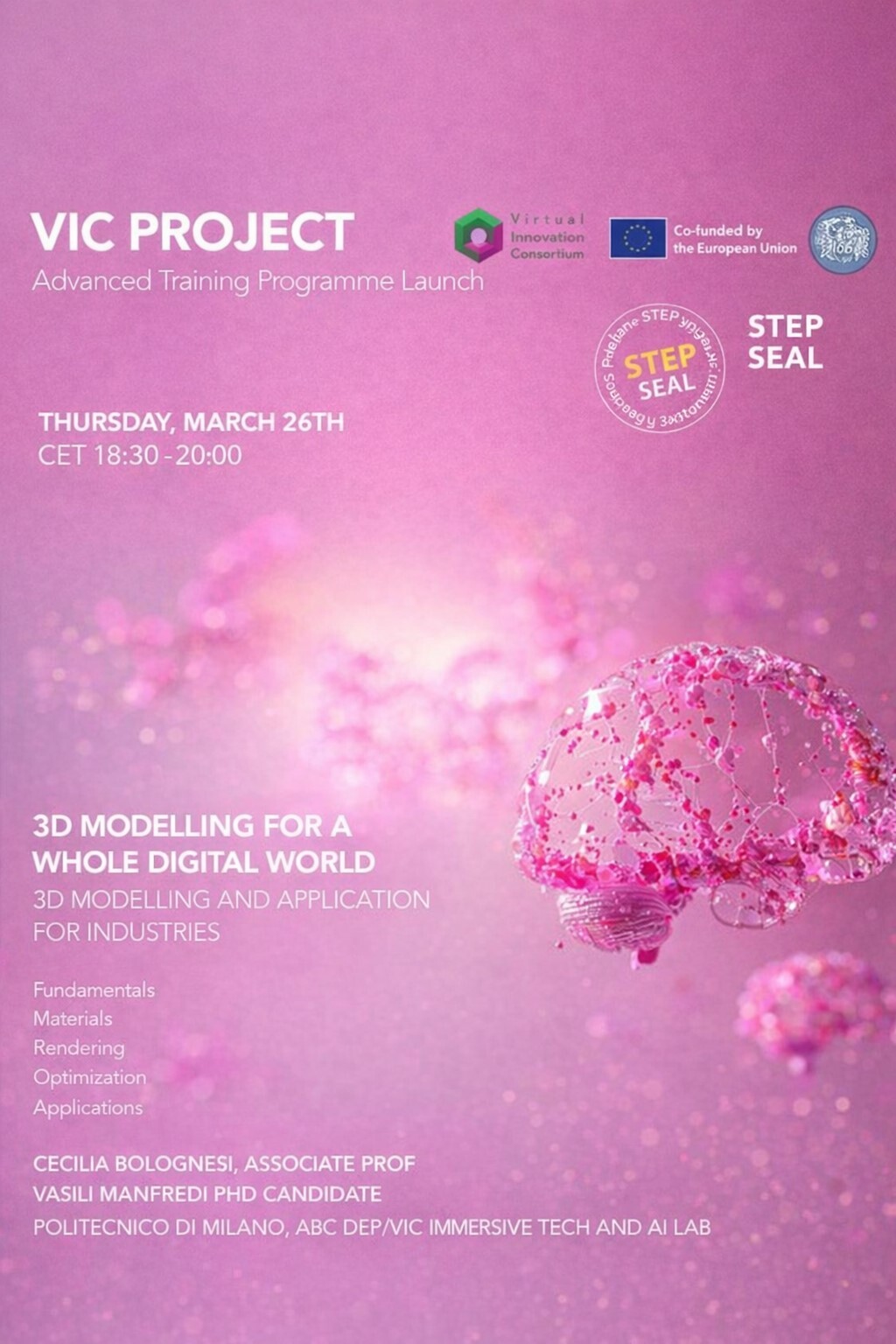 Advanced Training Programme – Second Webinar